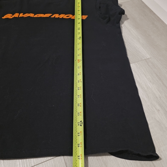 Black Tee with Orange Graphic - Picture 5 of 5